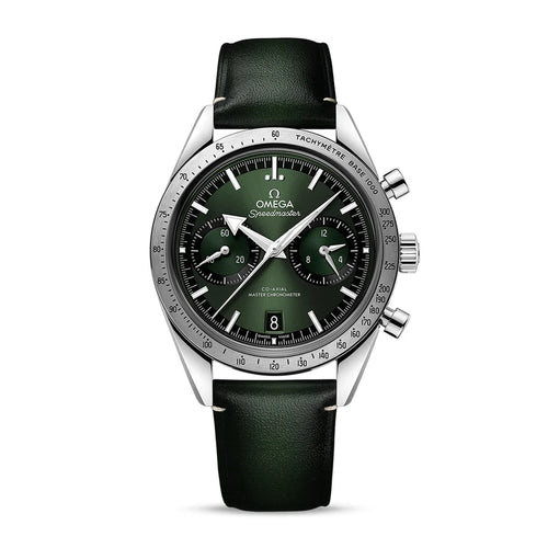 Speedmaster ’57 – Green Dial & Leather