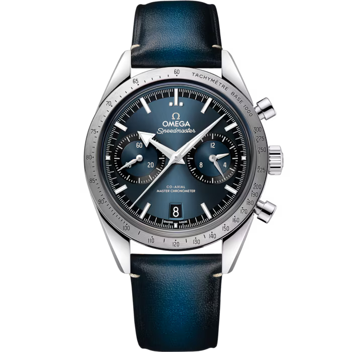 Speedmaster ’57 – Blue Dial & Leather