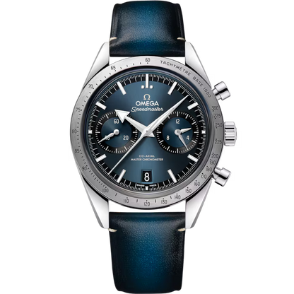 Speedmaster ’57 – Blue Dial & Leather