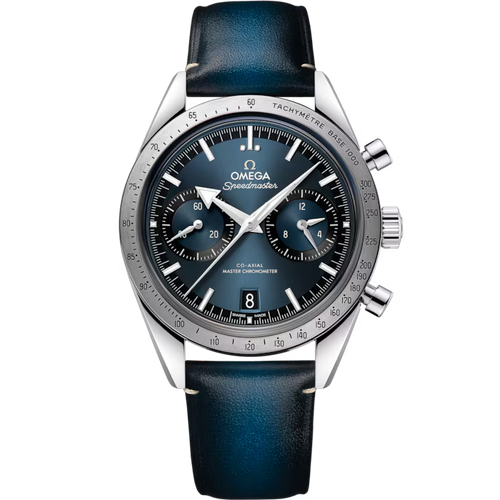 Speedmaster ’57 – Blue Dial & Leather
