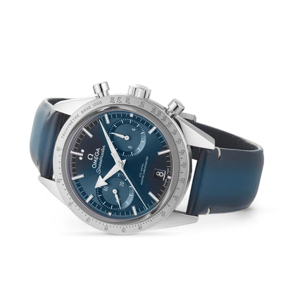 Speedmaster ’57 – Blue Dial & Leather