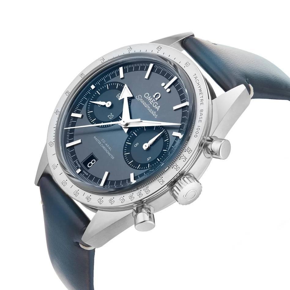Speedmaster ’57 – Blue Dial & Leather
