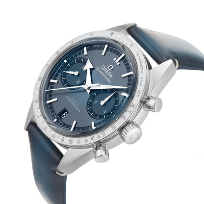 Speedmaster ’57 – Blue Dial & Leather