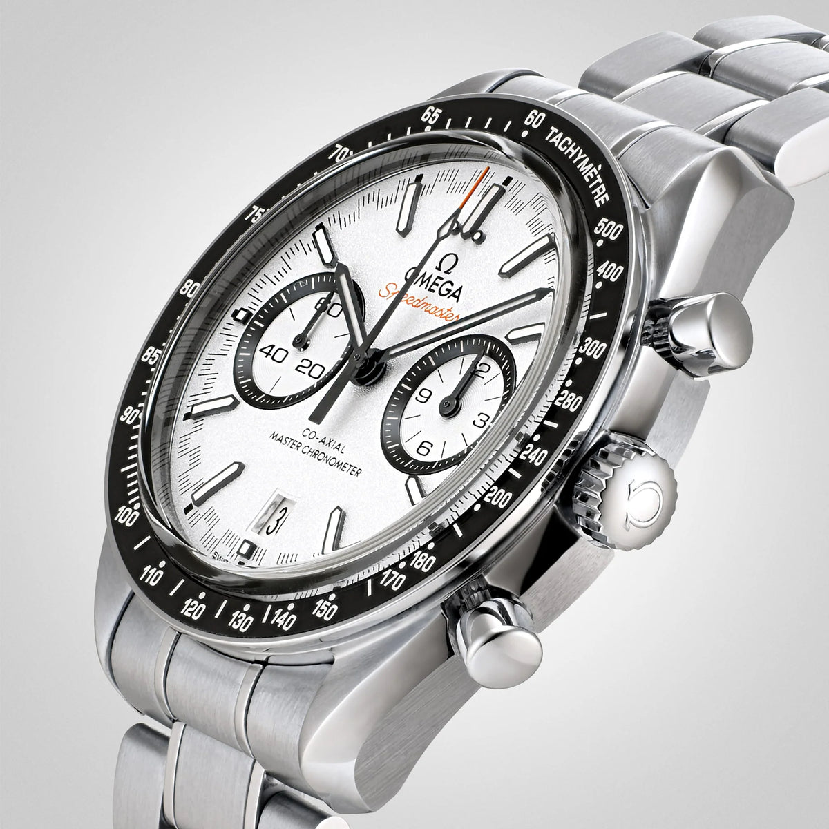 Speedmaster Racing – White Dial & Stainless Steel