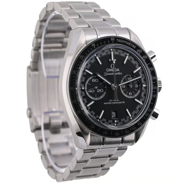 Speedmaster Racing – Black Dial & Steel Bracelet
