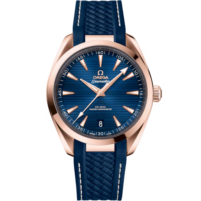 Seamaster Aqua Terra 150M – Blue Dial & Rose Gold