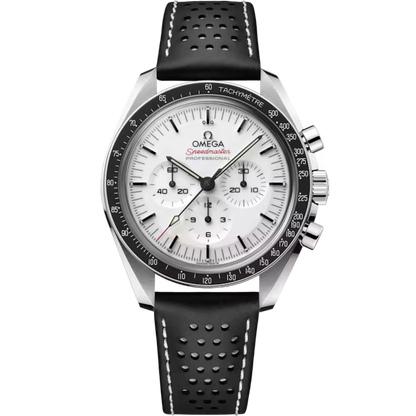 Speedmaster Moonwatch Professional – White Dial & Black Strap