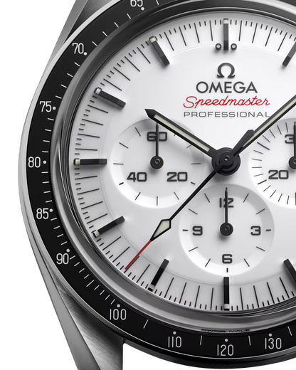 Speedmaster Moonwatch Professional – White Dial & Black Strap