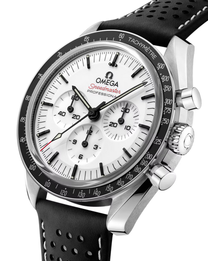 Speedmaster Moonwatch Professional – White Dial & Black Strap