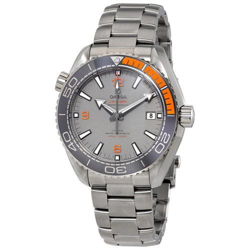 Seamaster Planet Ocean Titanium Chronometer – Grey & Orange