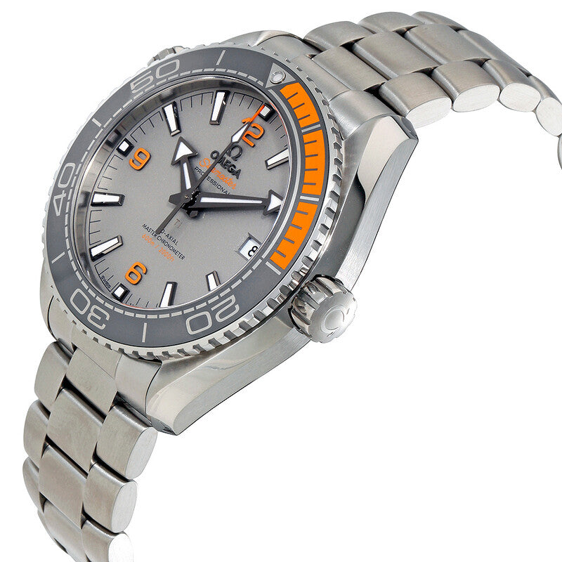 Seamaster Planet Ocean Titanium Chronometer – Grey & Orange