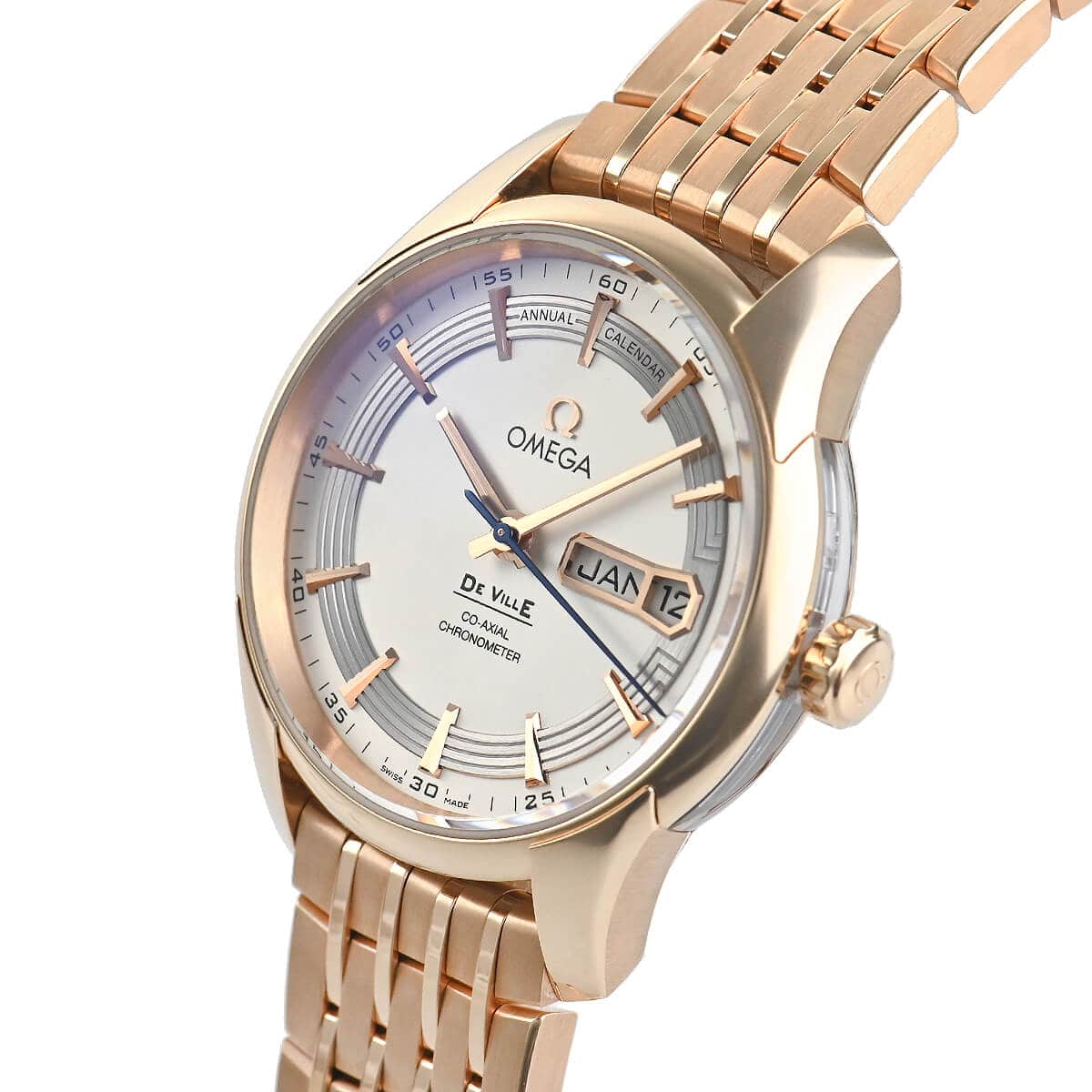 De Ville Hour Vision Annual Calendar – Rose Gold & Silver Dial