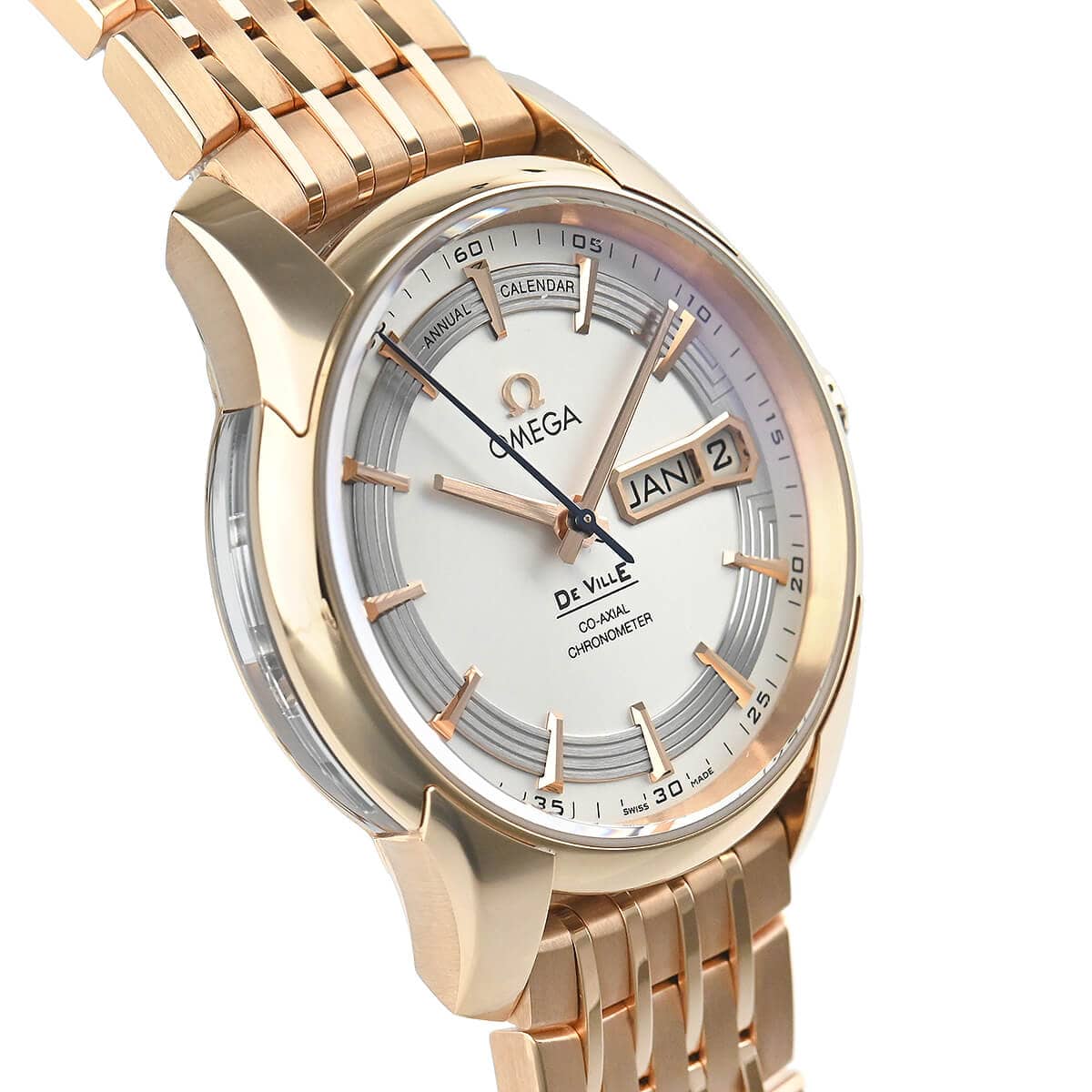 De Ville Hour Vision Annual Calendar – Rose Gold & Silver Dial