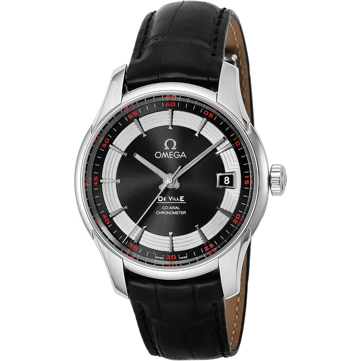 De Ville Hour Vision – Black Dial & Black Leather Strap