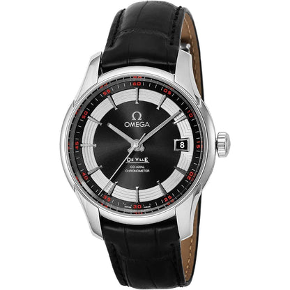 De Ville Hour Vision – Black Dial & Black Leather Strap