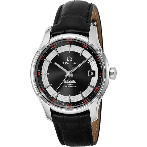 De Ville Hour Vision – Black Dial & Black Leather Strap