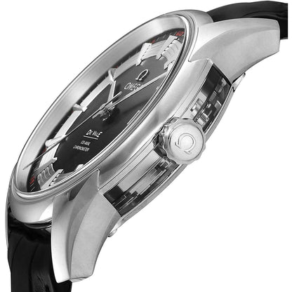 De Ville Hour Vision – Black Dial & Black Leather Strap