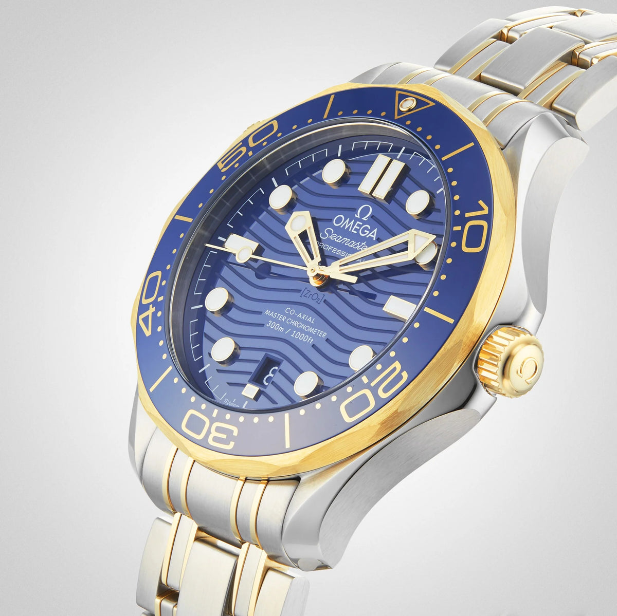 Seamaster Diver 300M – Blue Dial & Two-Tone Gold