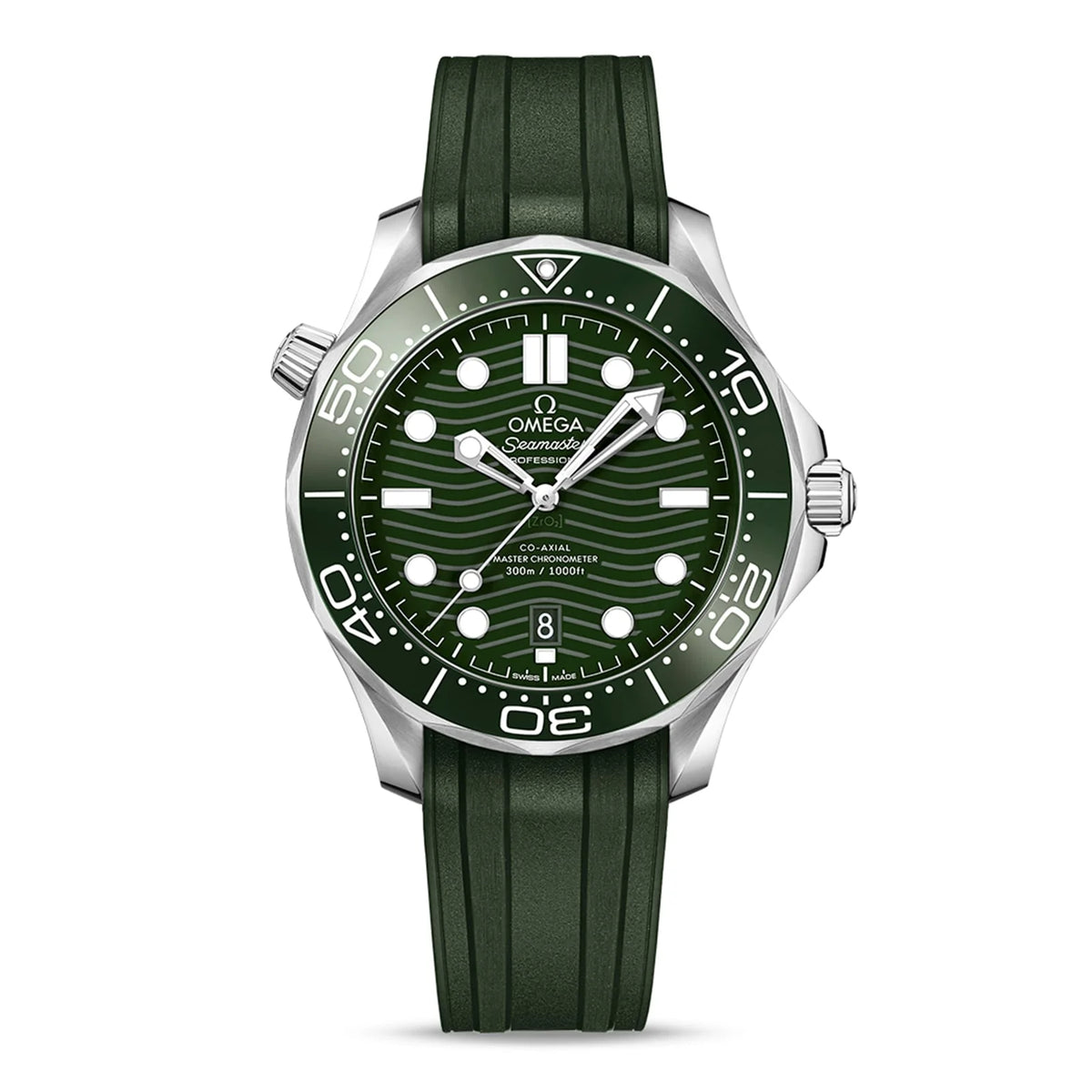 Seamaster Diver 300M – Green Dial & Green Rubber Strap