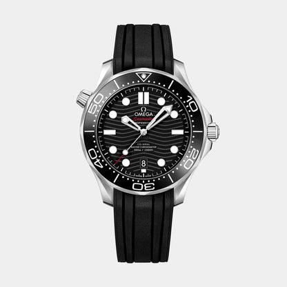 Seamaster Diver 300M – Black Dial & Black Rubber Strap