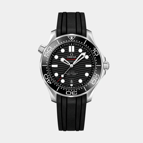 Seamaster Diver 300M – Black Dial & Black Rubber Strap