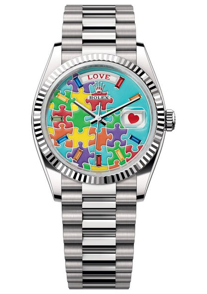 Oyster Perpetual Day-Date 36 – Celebration Puzzle Dial