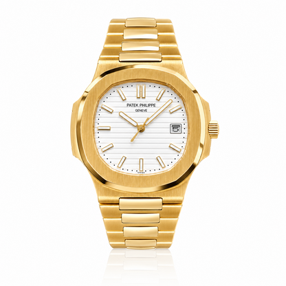 PP Nautilus – Yellow Gold & White Dial