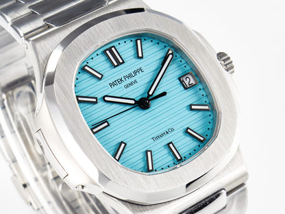 PP Nautilus – Tiffany Blue & Silver