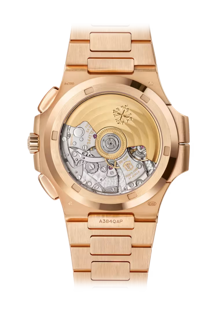 PP Nautilus – Yellow Gold & Green Dial Chronograph
