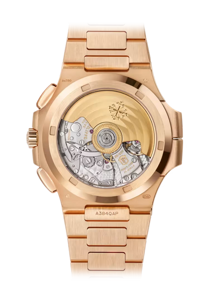 PP Nautilus – Yellow Gold & Green Dial Chronograph