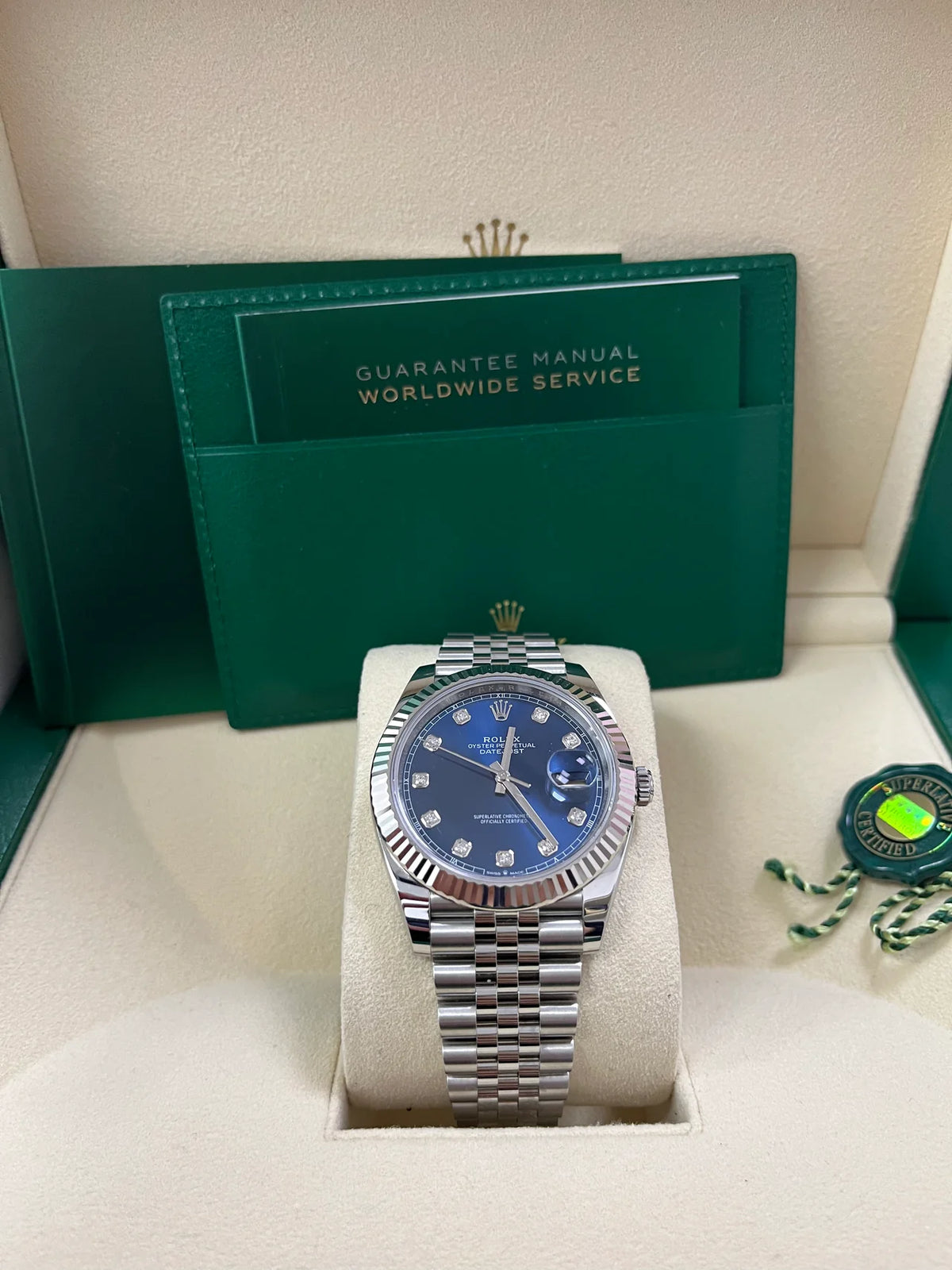 Datejust – Blue Diamond Dial Jubilee