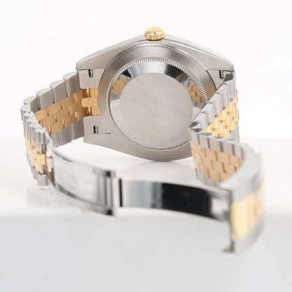 Datejust – Silver Diamond Dial Two-Tone Jubilee