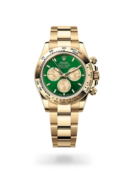 Cosmograph Daytona – Yellow Gold & Green Dial