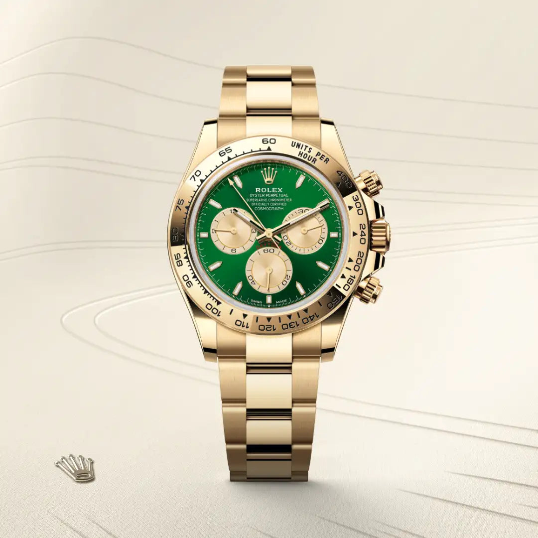 Cosmograph Daytona – Yellow Gold & Green Dial