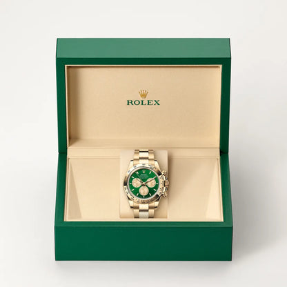 Cosmograph Daytona – Yellow Gold & Green Dial
