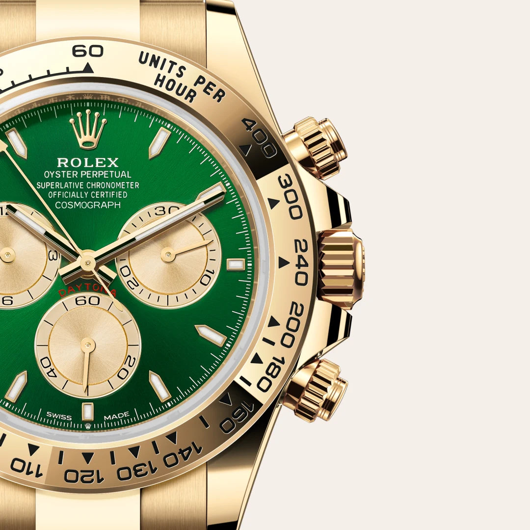Cosmograph Daytona – Yellow Gold & Green Dial