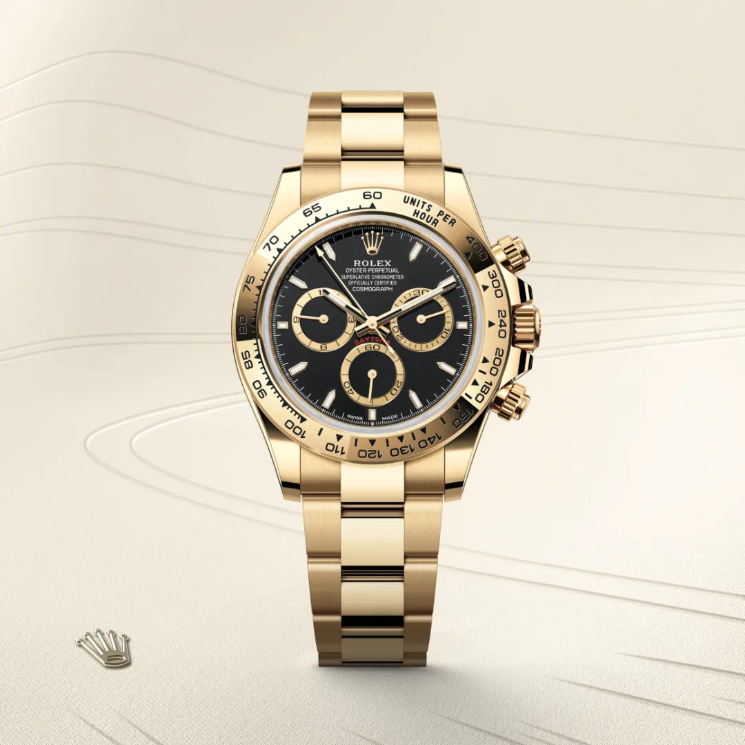 Cosmograph Daytona – Yellow Gold & Black Dial