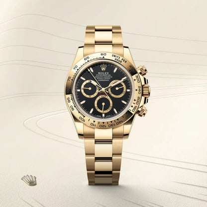 Cosmograph Daytona – Yellow Gold & Black Dial