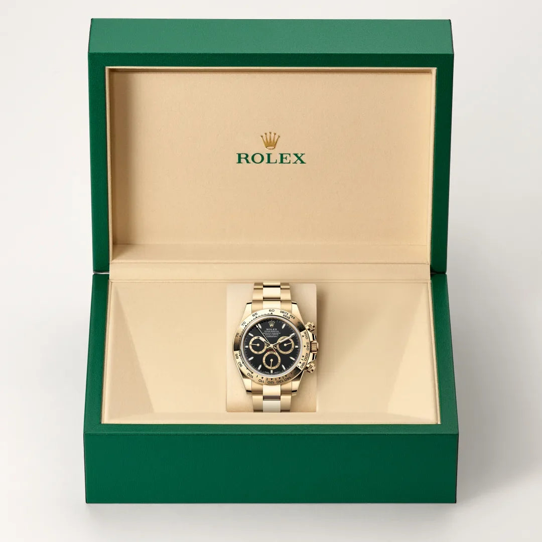Cosmograph Daytona – Yellow Gold & Black Dial