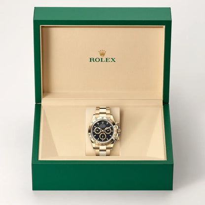 Cosmograph Daytona – Yellow Gold & Black Dial