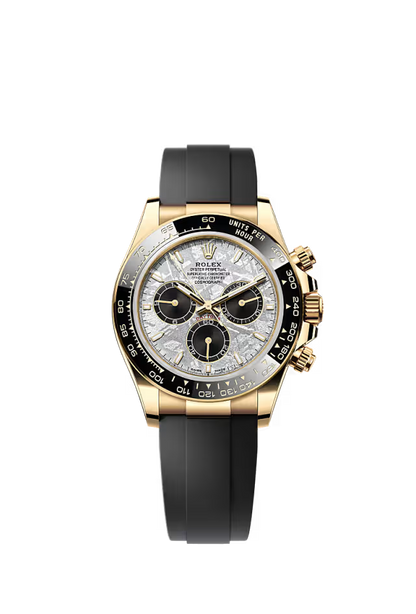 Cosmograph Daytona – Yellow Gold, Meteorite Dial & Oysterflex