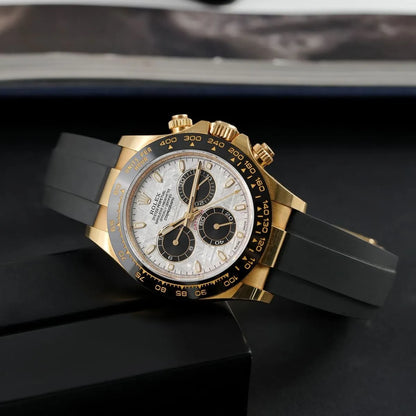 Cosmograph Daytona – Yellow Gold, Meteorite Dial & Oysterflex