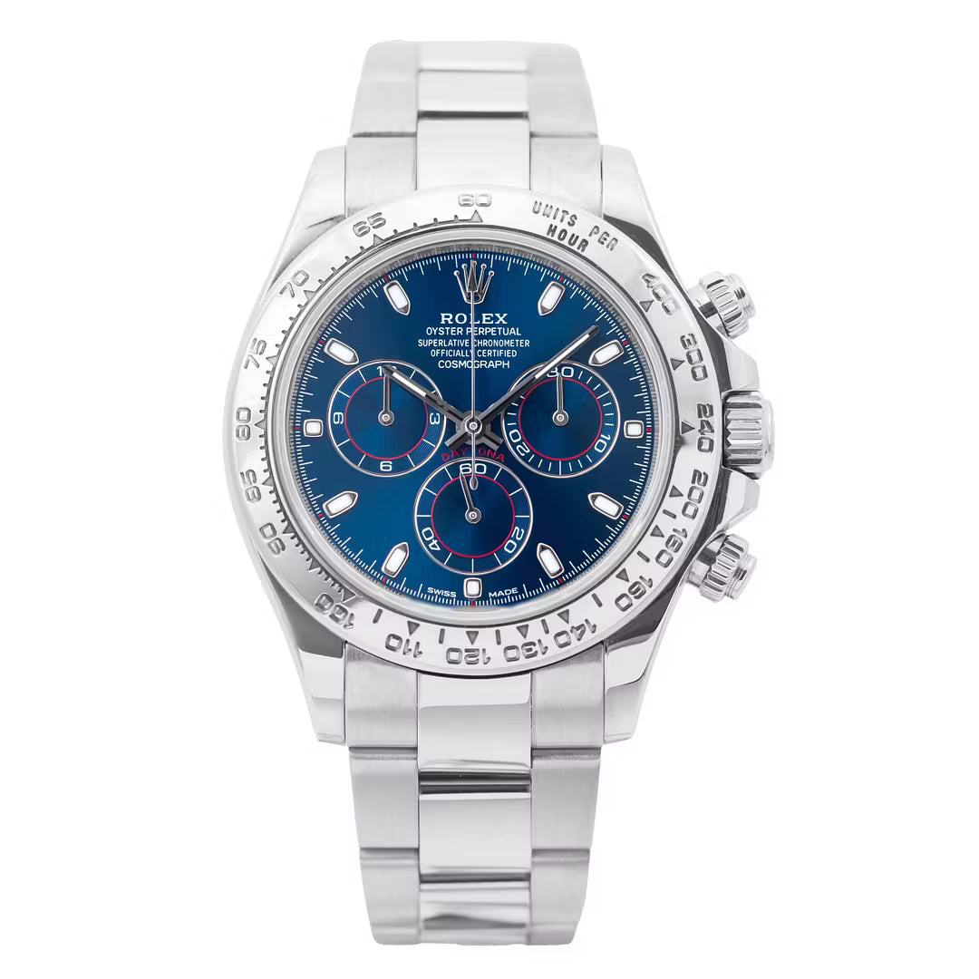 Cosmograph Daytona – Blue Dial & Silver Finish
