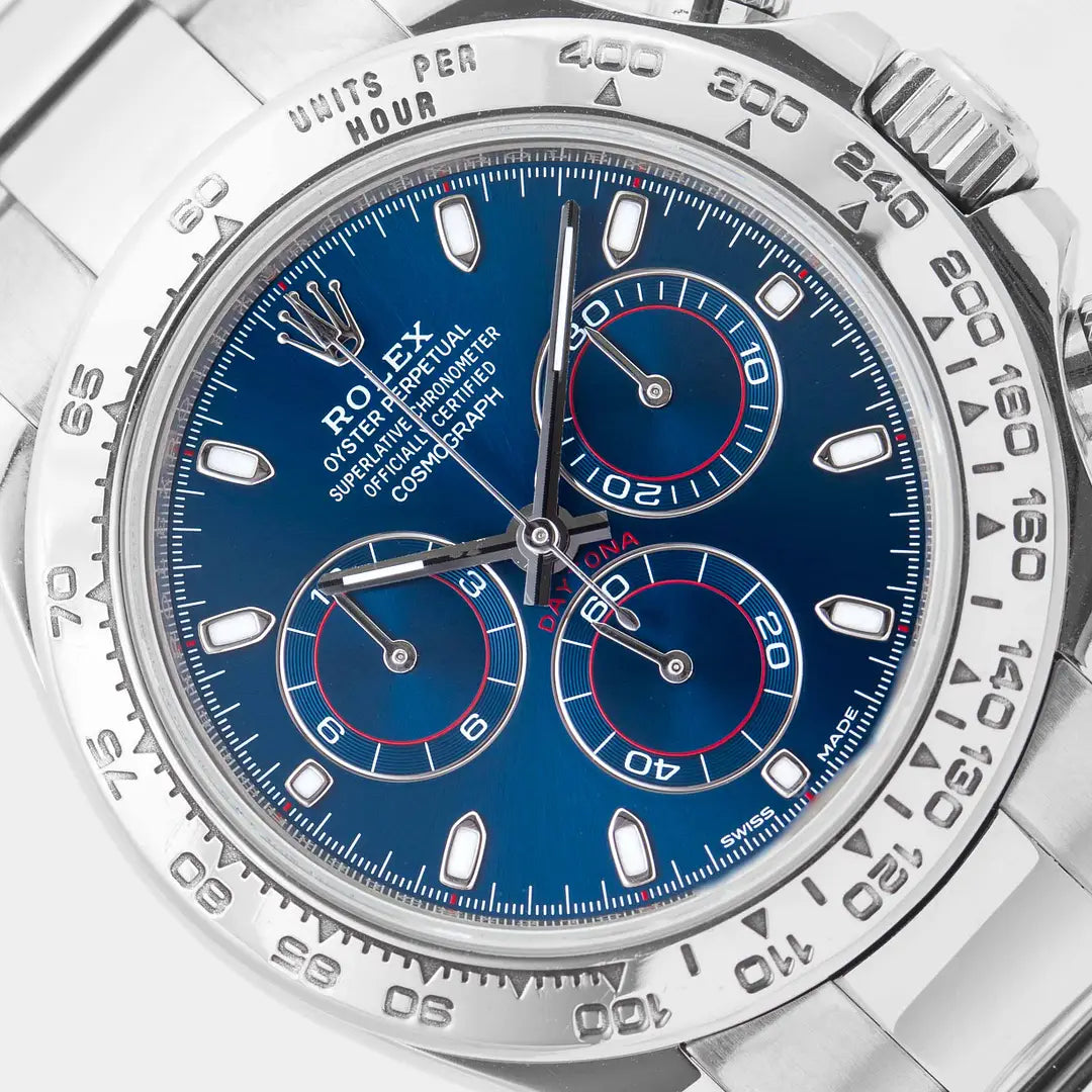 Cosmograph Daytona – Blue Dial & Silver Finish