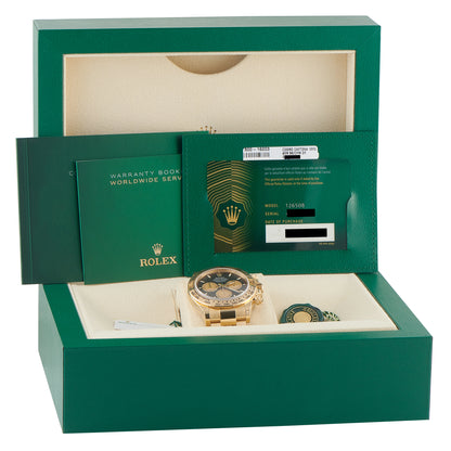 Cosmograph Daytona – Yellow Gold & Black Dial