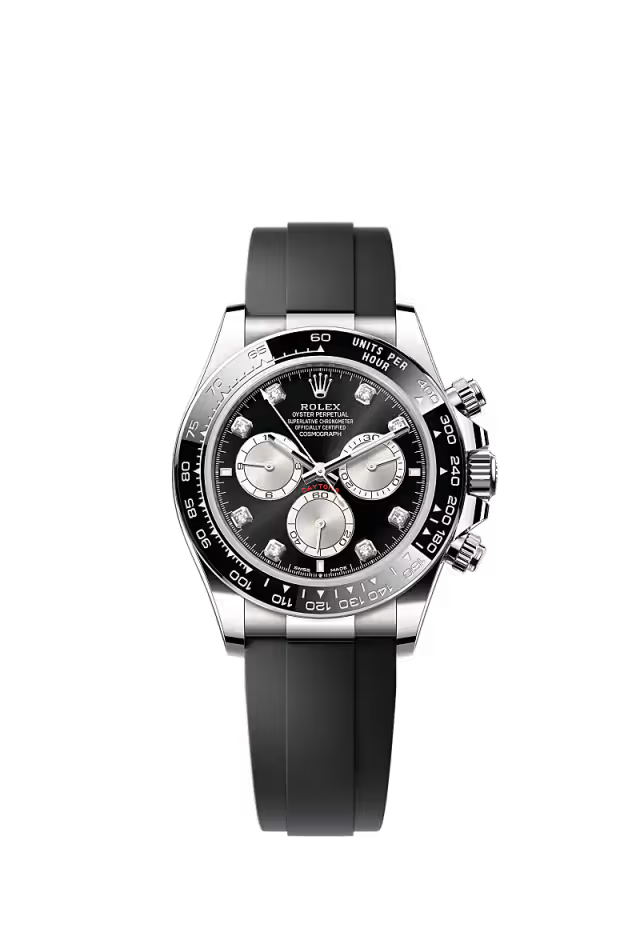Cosmograph Daytona – Black Diamond Dial Oysterflex