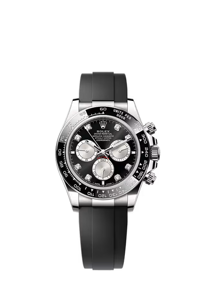 Cosmograph Daytona – Black Diamond Dial Oysterflex