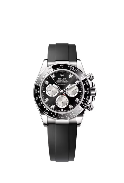 Cosmograph Daytona – Black Diamond Dial Oysterflex