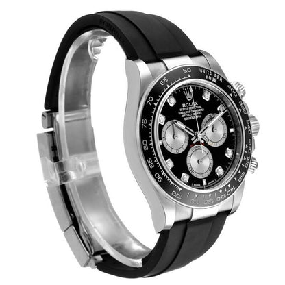Cosmograph Daytona – Black Diamond Dial Oysterflex