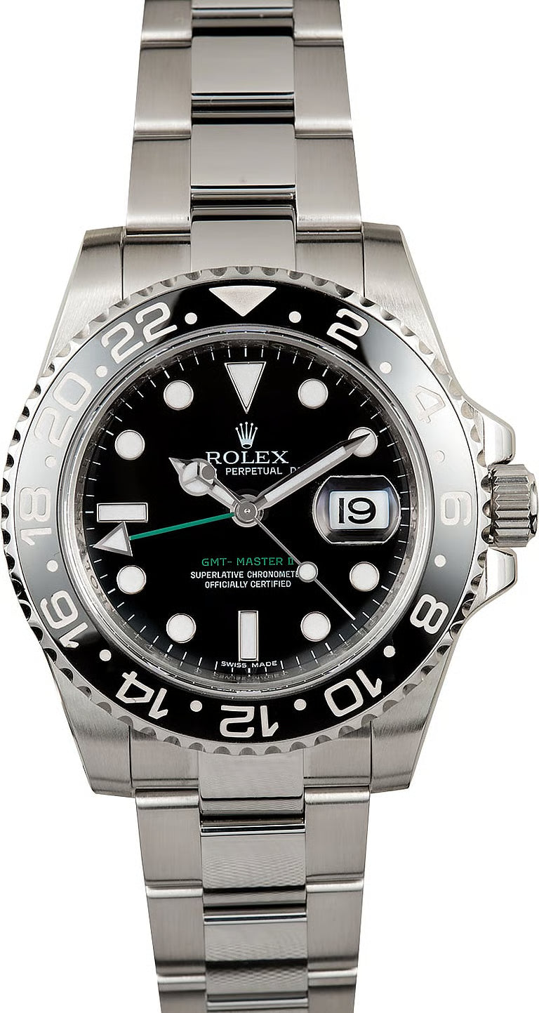 GMT-Master II – Black & Grey Oyster